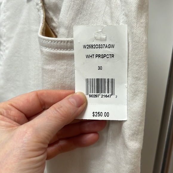 NWT rag & bone Jeans White Prospctr Dre Capri Distressed Size 26, 28, 29 or 30 - Picture 10 of 16